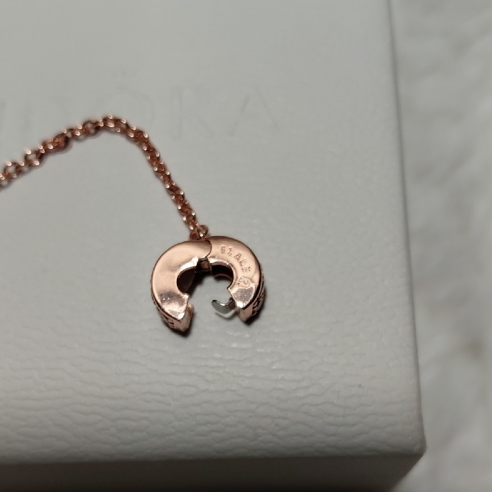 PANDORA Rose Gold Security Chain - Picture 7 of 7